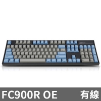 Leopold FC900R OE 機械式鍵盤 OEM高 藍灰色 英文 4軸可選