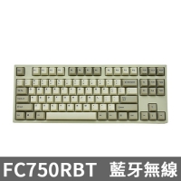 Leopold FC750R BT PD藍牙雙模機械式鍵盤 復古白灰色 英文