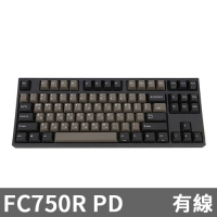 Leopold FC750R PD機械式鍵盤 黑灰色 英文 4軸可選