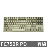 Leopold FC750R PD機械式鍵盤 復古白灰色 英文 4軸可選