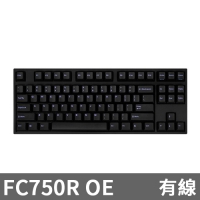 Leopold FC750R OE機械式鍵盤 OEM高 黑色紫字 英文 4軸可選