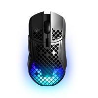 SteelSeries Aerox 5 Wireless RGB光學滑鼠 無線 黑色