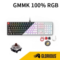 Glorious GMMK 100% RGB機械式鍵盤 茶軸 英文