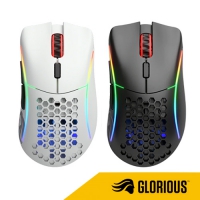 Glorious Model D- Wireless 無線光學滑鼠 小 霧面 左右鍵無洞