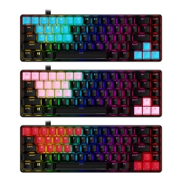 HyperX 19鍵橡膠鍵帽組 紅色 粉色 藍色 英文