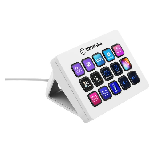 Elgato STREAM DECK MK.2 直播控制盒黑色白色_控制台_直播| Podcast