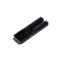 SilverStone 銀欣 ECS07 5埠SATA M.2 PCIe 硬碟擴充卡