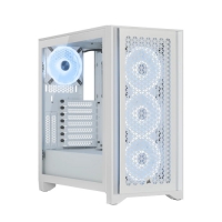 Corsair 海盜船 iCUE 4000D RGB AIRFLOW QL white鋼化玻璃機殼