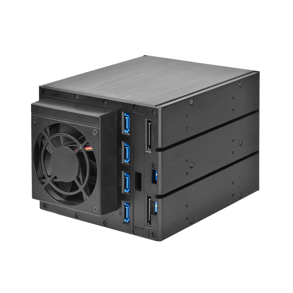 SilverStone 銀欣 FS304-12G 5.25吋至3.5吋SAS / SATA硬碟抽取盒_前置式|抽取式硬碟架_機殼硬碟轉接架 ...