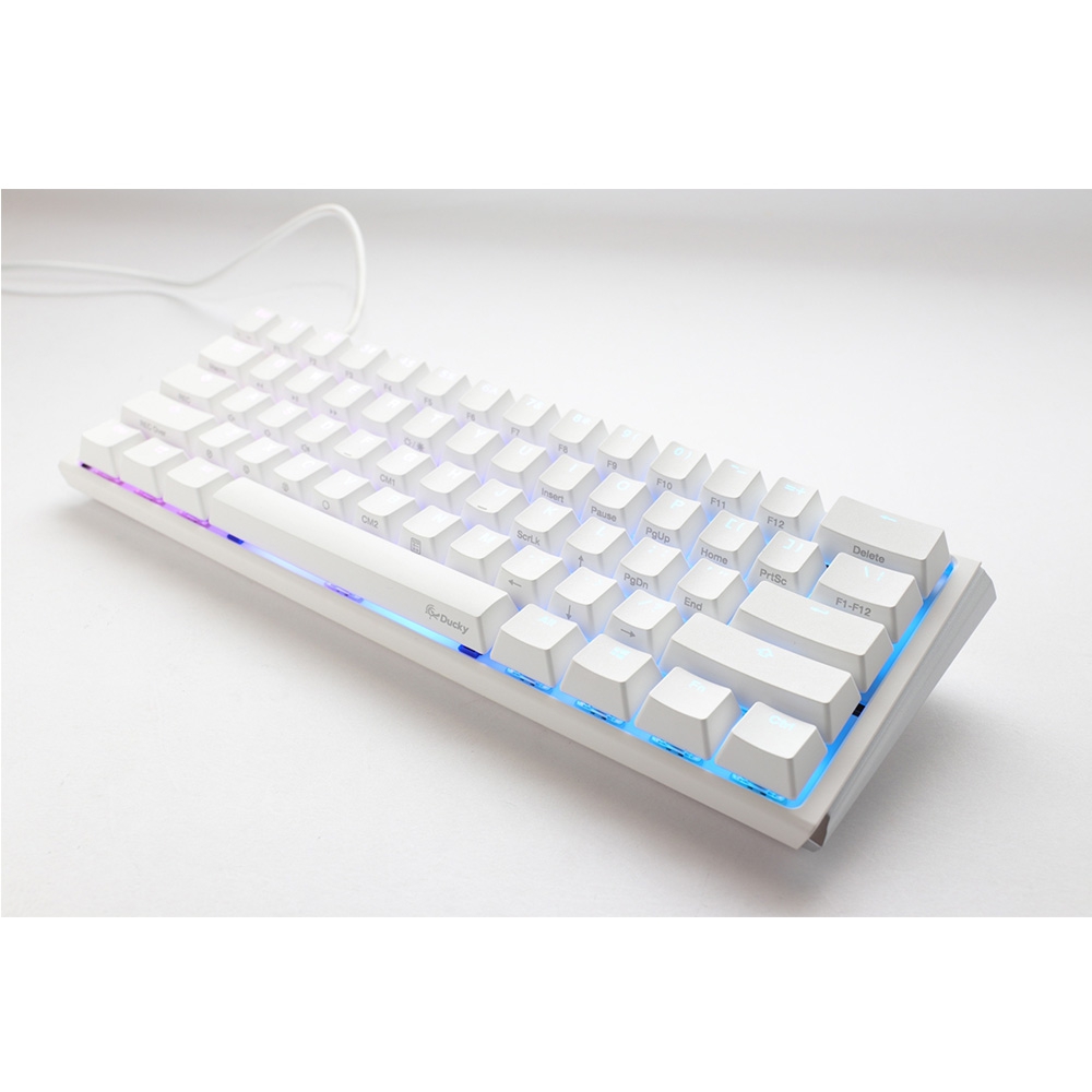 Ducky One 3 白色 60% 61鍵 RGB 機械式鍵盤 中文 英文_有線_★機械式鍵盤_鍵盤|鍵帽|鍵盤周邊 | 硬派精璽線上購物網