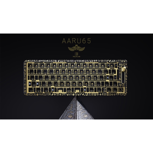 【in-stock】Helix Lab AARU65 聖甲蟲 浮雕古埃及 RGB熱插拔機械鍵盤套件