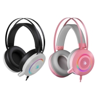 A4tech 雙飛燕G521耳機麥克風白色粉色