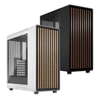 Fractal Design North TG 鋼化玻璃版電腦機殼 胡桃木黑色 橡木白色