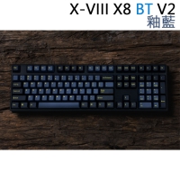 Mistel 密斯特 X-VIII X8 BT V2 108鍵機械式鍵盤 無線雙模版 釉藍 中文側印