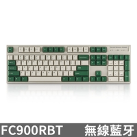 Leopold FC900RBT 藍牙雙模機械式鍵盤 白綠 英文