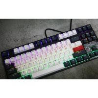 108鍵 黑白 PBT二色鍵帽組 英文