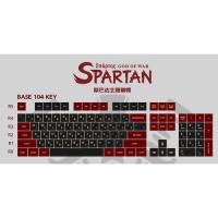 頑皮匠 斯巴達主題 ABS WDA高 移印+UV塗層 大全套鍵帽組