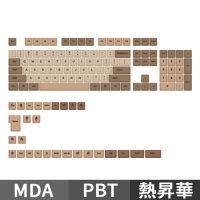 Ducky Boba 132鍵 鍵帽組 PBT熱昇華 MDA 英文