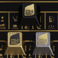 Helix Lab  羅塞塔石碑 金屬個性鍵帽