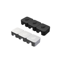 DEZCTOP Magnetic Cable Holder 磁吸夾線器 黑色 銀色