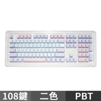 Ducky 馬卡龍 108鍵PBT二色鍵帽組 OEM 中文