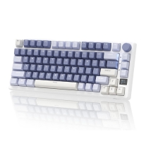 ROYAL KLUDGE M75 75% 藍牙三模無線機械鍵盤RGB 黃軸 熱插拔 中文