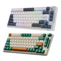 ROYAL KLUDGE RK H81 75% 藍牙三模無線機械鍵盤RGB 黃軸 熱插拔 中文