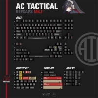 TUTKEYS土醬 AC TACTICAL戰術 PBT原廠高熱昇華主題鍵帽組