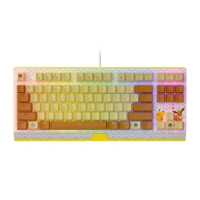 Razer 雷蛇 BlackWidow V3 TKL Pokemon寶可夢 黑寡婦蜘幻彩版機械式鍵盤 綠軸 英文