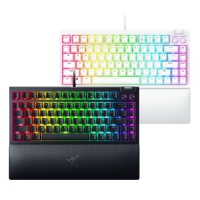 Razer 雷蛇 BlackWidow V4 75%黑寡婦蜘蛛幻彩版機械式鍵盤 橘軸 中文英文