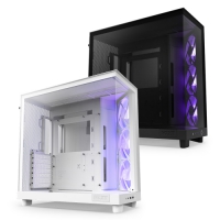 NZXT H6 Flow RGB 機殼 黑色 白色