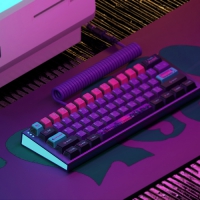 KeyTok Pixel像素宇宙 熱昇華PBT二色側面透光鍵帽組 OEM高 121鍵