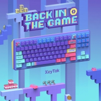 KeyTok 回到遊戲 五面熱昇華 PBT 鍵帽組 Cherry原廠高 152鍵