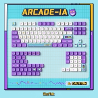 KeyTok Arcade-ia電玩遊戲 五面熱昇華 Dye-Sub PBT 鍵帽組 KDS高度 142鍵