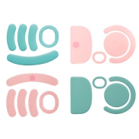 虎符電競 羅技 G Pro Wireless (GPW) / G Pro X Superlight (GPWX) 鐵氟龍鼠貼/玻璃鼠貼 胭脂系列