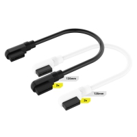 Corsair 海盜船 iCUE LINK 135mm 90°加長線 2入組 黑色白色
