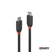 LINDY BLACK系列USB 3.2 GEN 2X2 TYPE-C 公to公傳輸線