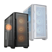 Cougar 美洲獅 Uniface RGB機殼 黑色 白色