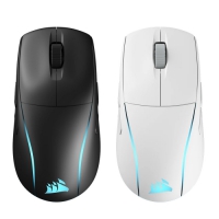 Corsair 海盜船 M75 RGB 無線三模滑鼠 黑色白色