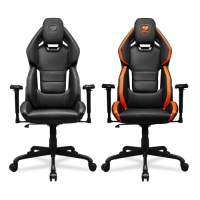 Cougar Hotrod人體工學電競椅 黑橘 黑色
