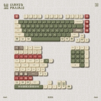 NuPhy 雕刻草原鍵帽組 nSA高 PBT熱昇華 球形矮軸 適配Air系列