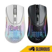 Glorious Model D2 Wireless無線光學滑鼠 霧面黑 霧面白