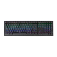 Ducky Zero 6108 100% RGB 3模無線機械式鍵盤 Cherry MX2A軸 英文 黑色
