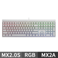 Cherry 櫻桃 MX2.0S RGB MX2A 機械式鍵盤 白色 中文