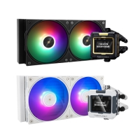 Thermalright 利民 Frozen Warframe 240 ARGB 水冷散熱器 黑色白色