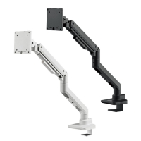 SilverStone 銀欣 ARM14 氣壓式單螢幕支架 螢幕架 黑色 白色