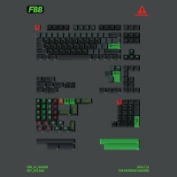 FBB 駭客 PBT熱昇華原廠高 171鍵 主題鍵帽組