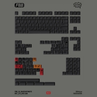 FBB 暴躁營業 PBT熱昇華原廠高 175鍵 主題鍵帽組