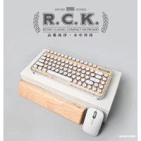 AZIO Retro R.C.K. MAPLE 楓木 短版藍牙復古鍵盤 中文白光
