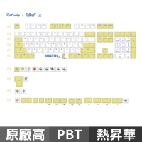 Ducky Fallout VAULT-TEC  132鍵 PBT鍵帽組 原廠高 英文